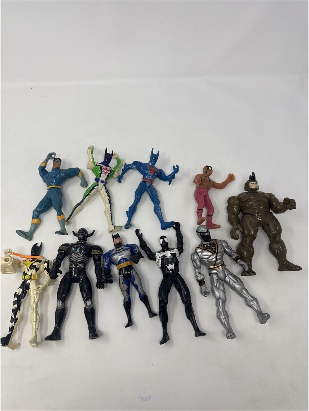 Vintage Action Figures With Some DC Lot Of 10